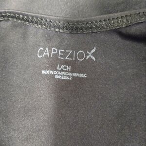 Size L, black color, Capezio brand.